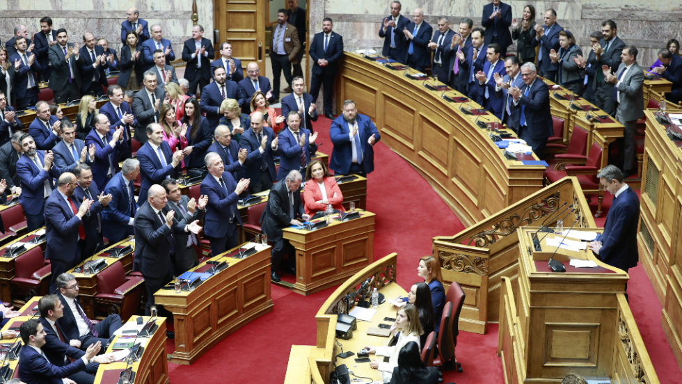 Συζήτηση στην Ολομέλεια της Βουλής της πρότασης δυσπιστίας στην κυβέρνηση που κατέθεσε ο πρόεδρος του ΠΑΣΟΚ-Κινήματος Αλλαγής Νίκος Ανδρουλάκης,